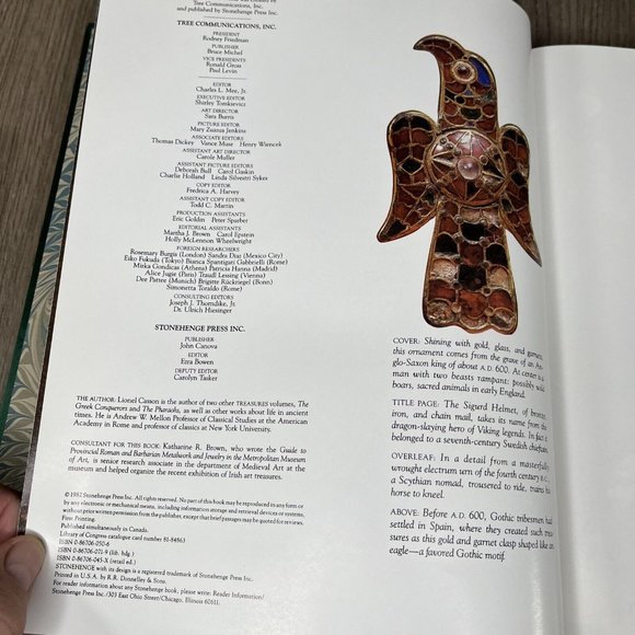 Barbarian Kings - Treasures of the World -  Stonehenge Press  1982 with foldouts - Picture 11 of 14